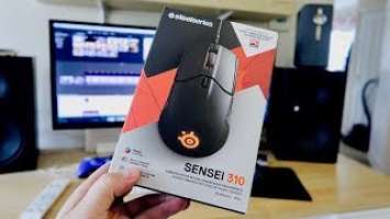 SteelSeries Sensei 310 Optical Ambidextrous RGB Gaming Mouse Unboxing & First Look!