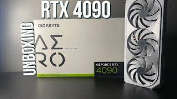 GIGABYTE AERO RTX 4090 UNBOXING