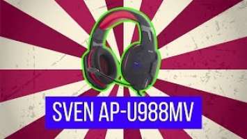 Тест игровых ушей SVEN AP-U988MV за $40