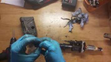 How to fix Makita hr2470 rotary hammer disassemble and problem find