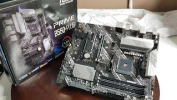 Asus Prime B550 Plus MB Review