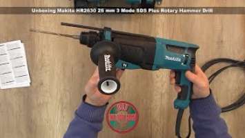 Unboxing Makita HR2630 26 mm 3 Mode SDS-Plus Rotary Hammer Drill - Bob The Tool Man