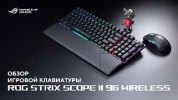 Эргономика. Интуитивное управление. Раскладка 96% | Обзор ROG Strix Scope II 96 Wireless