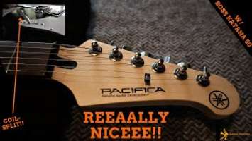 Yamaha Pacifica 112V Sound Demo (no talking) - Magic Under $300!