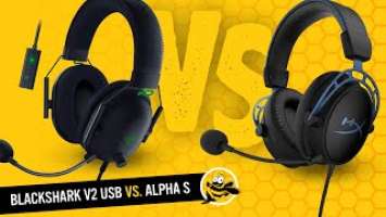 Razer BlackShark V2 USB vs. HyperX Cloud Alpha S Gaming Headsets!