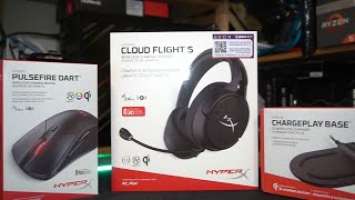 HyperX Wireless Accessories Combo Kit Unboxing - Cloud Flight S, Pulsefire Dart, ChargePlay Base