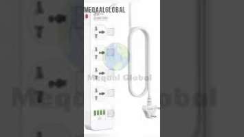 LDNIO SC4408 4 USB power strip with 5 Socket 2M Power Socket #available #meqaalglobal