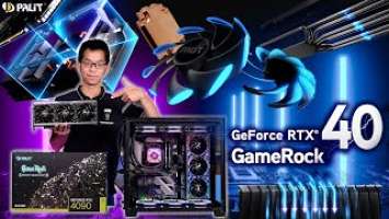 Palit GeForce RTX 4080, RTX 4090 GameRock | New Features Introduction | Nvidia Ada GPU