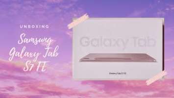 Unboxing Samsung Galaxy Tab S7 FE  Mystic Pink  [ Aesthetic Unboxing ]