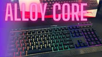 HyperX Alloy Core RGB Keyboard Review with water test!