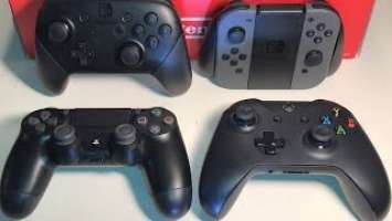 Switch Pro Controller vs DualShock 4 V2 vs Xbox One V3 vs Joy-Con Grip - ULTIMATE COMPARISON REVIEW