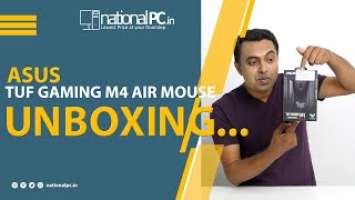 ASUS TUF Gaming M4 Air 16,000 dpi wired gaming mouse unboxing (Hindi)