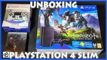 PLAYSTATION 4 SLIM 1TB HORIZON ZERO DAWN | ASMR UNBOXING |