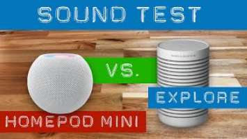 Apple HomePod Mini vs. Bang & Olufsen Beosound Explore. 3D Audio Sound Test.