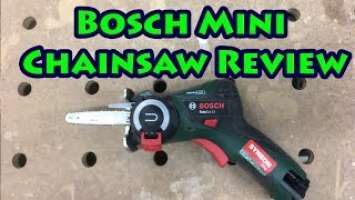 Bosch Easycut 12 Nanoblade Cordless Chainsaw Review