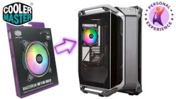 Cooler Master MasterFan MF140 HALO / Установка в Корпус Cooler Master Cosmos C700M /4K