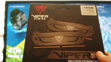 RAM Overclock: Patriot Viper Steel 4400 CL19 2x8GB Review with ASUS Crosshair VII Hero Ryzen 7 2700x