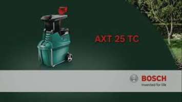 Bosch AXT 25 D Häcksler + Fangbox 53 l + Stopfer