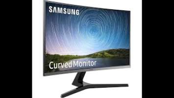 SAMSUNG LC27R500FHUXEN Full HD 27" Curved LED Monitor Unboxing and Review