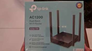 TPLINK AC1200 Archer C54 | Dual Band WiFi Router / Access Point / Range Extender  3 in 1| Unboxing |