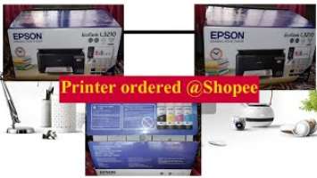 EPSON EcoTank L3210 UNBOXING WITH MY LAS TRES MARIA'S @marijanemanuel5404