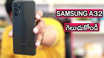 Samsung galaxy A32 unboxing Telugu