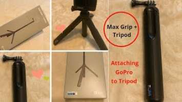 Max Grip + Tripod (GoPro) - UNBOXING