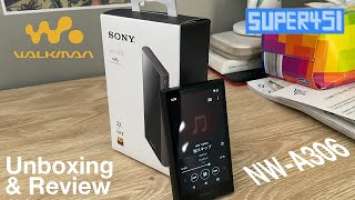 Sony Walkman NW-A306 Unboxing & Review