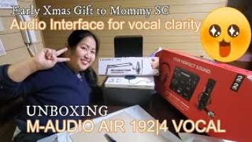 UNBOXING M-AUDIO AIR 192|4 VOCAL STUDIO PRO