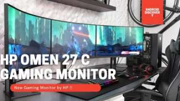 HP Omen 27C QHD Gaming Monitor !! HP New Gaming Monitor 2021 !! Omen 27C Gaming Monitor !! Tech UK !