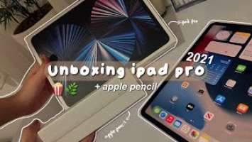 Unboxing iPad Pro + Apple Pencil | accessory | eng sub