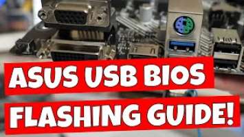 ASUS Prime B450 M K II mk2 NO CPU USB BIOS Flash Guide