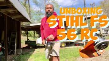 Unboxing New STIHL FS 56 RC replaced 15 years Old FS 55 R