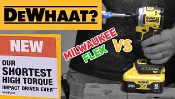  NEW DeWalt DCF850 Atomic vs. Milwaukee M18 Fuel vs. Flex Impact Drivers!   #DHandleForLife