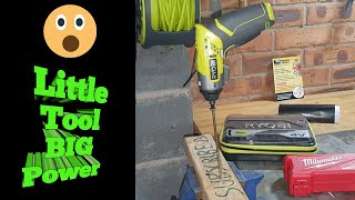 Ryobi ergo 4v screwdriver test and review