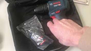 Bosch GSB 12V-30 Professional percussion drill driver unboxing