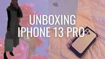 iPhone 13 Pro unboxing | Upgrade from iPhone 11 (Purple)