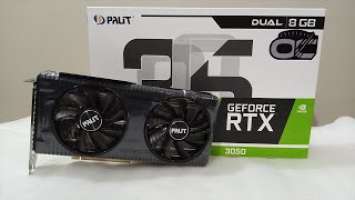 Palit GeForce RTX 3050 OC Dual 8GB - Unboxing + Furmark Stress Test 2022