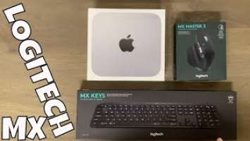Logitech MX Keys Keyboard & MX Master 3 Mouse - Unboxing Information & Review - Batter than Apple?
