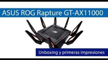 ASUS ROG Rapture GT-AX11000: Conoce este router tribanda con Wi-Fi 6