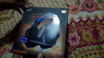 UNBOXING KOTION EACH PRO G2000 GAMING HEADPHONES SET