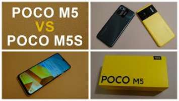 Распаковка POCO M5 и сравнение с POCO M5s