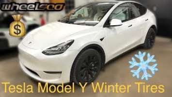 2022 Tesla Model Y Michelin X-ice Snow Winter Tire change DIY