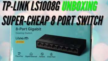 Unboxing: TP-Link LS1008G 8-Port Gigabit Ethernet Switch/Hub