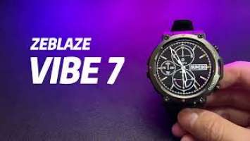 Zeblaze VIBE 7 Unboxing |Rugged Voice Calling Smartwatch