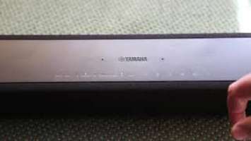 Yamaha YAS-209 soundbar  - сенсорные кнопки и индикаторы