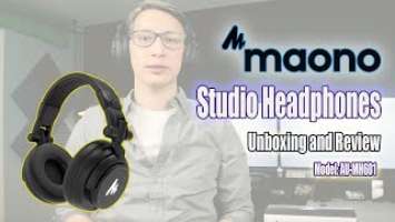 Maono Studio Headphones | AU-MH601 | Unboxing and Review