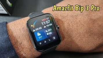 Amazfit Bip 3 Pro Smart Watch Unboxing and Demo