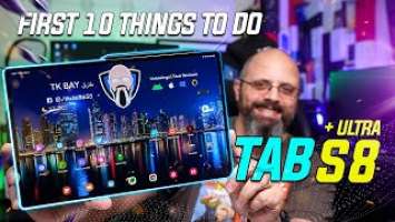 Samsung Galaxy Tab S8 Ultra / Galaxy Tab S8 Plus Advanced Tips & Tricks & Samsung Keyboard Case