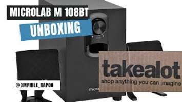 MICROLAB M 108BT - Unboxing